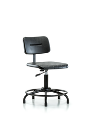 Core Polyurethane Chair - Desk Height with Round Tube Base and Stationary Glides