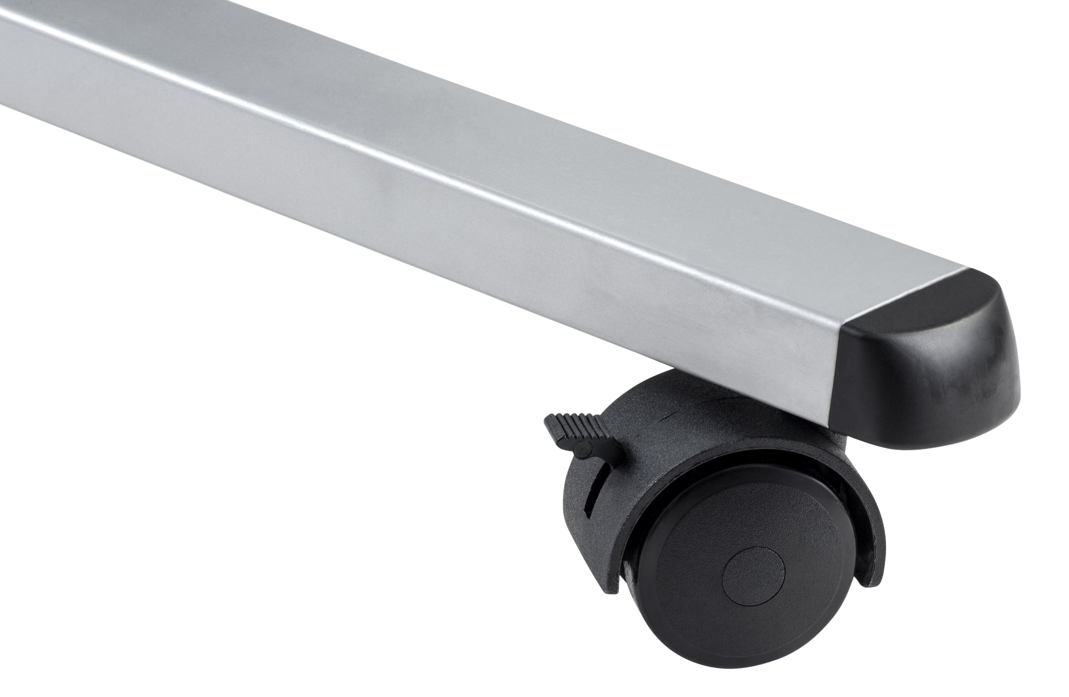 NPS® 24" x 72" Flip-N-Store Training Table, Surface Color: Charcoal Slate, Frame Color: Silver