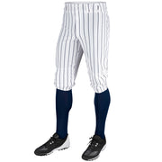 Triple Crown Pinstripe Knicker - White Navy - Youth - Extra-Small