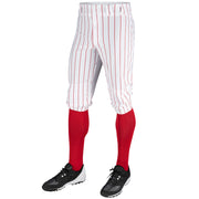 Triple Crown Pinstripe Knicker - White Scarlet - Adult - Extra-Large
