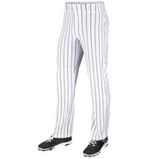 Triple Crown Pinstripe OB Pant - White Black - Adult - Medium