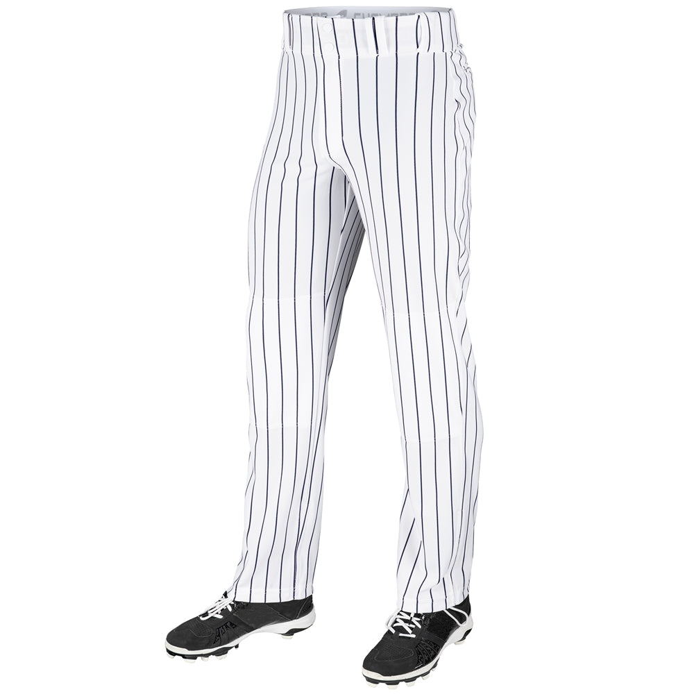 Triple Crown Pinstripe OB Pant - White Navy - Adult - 3XL
