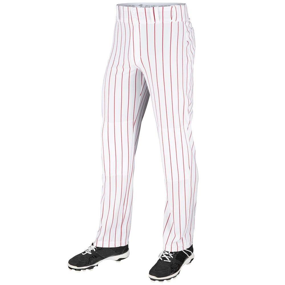 Triple Crown Pinstripe OB Pant - White Black - Adult - XXLarge