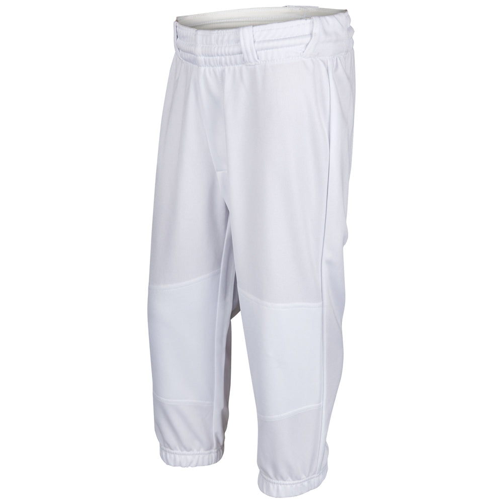 Cycle Pull Up w/ Belt Loops - White - Youth - Large