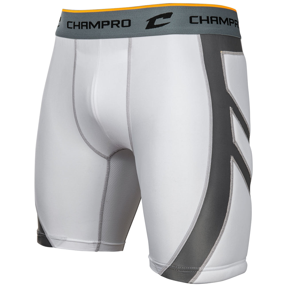 Windup Sliding Short with Cup - White - Youth - Small