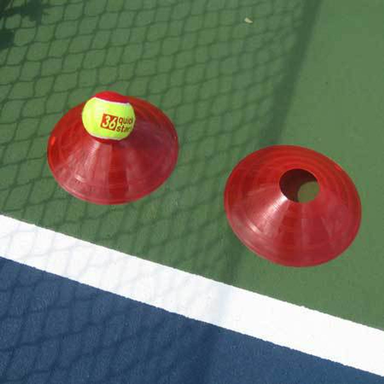Red Felt Balls – 30 In Bucket