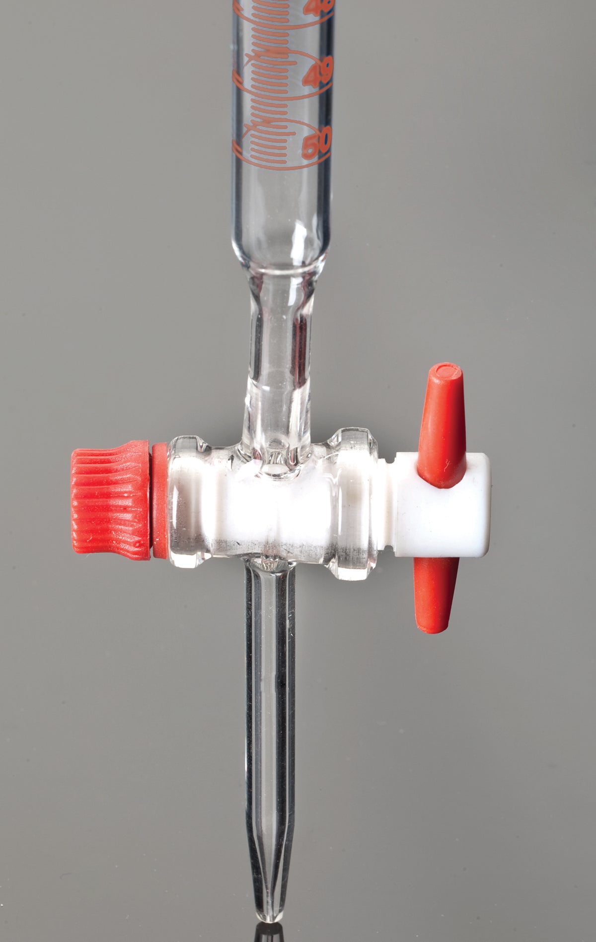 United Scientific® Burette, Class A, PTFE Stopcock, 10 mL, Individually Certified