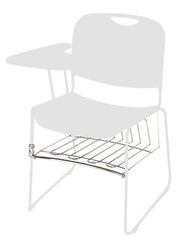 NPS® Book Basket for 8500 Chair, Frame Color: Chrome