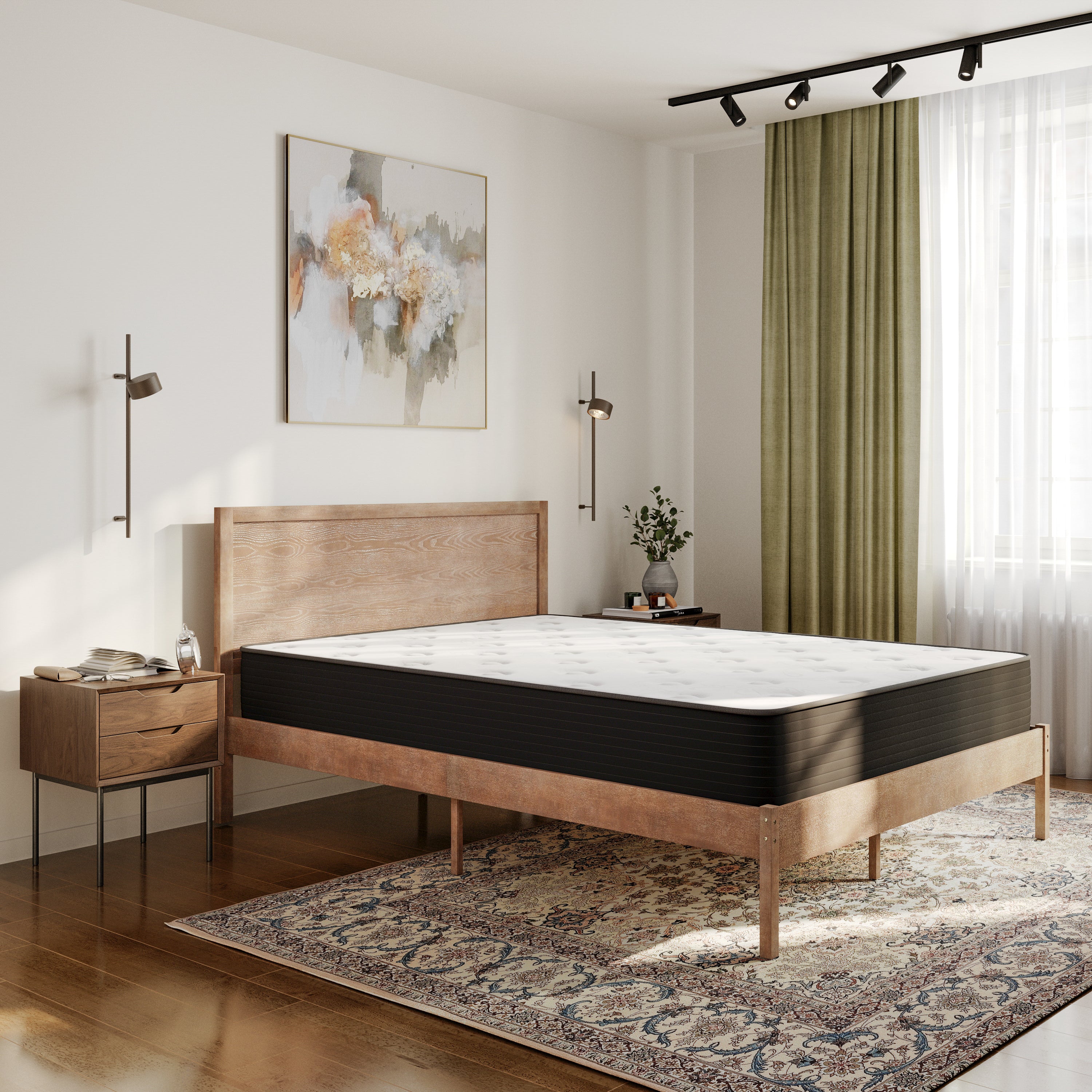 Dream Cooling Gel 10 Inch CertiPUR-US Certified Foam and Pocket Spring Hybrid Mattress, Full Mattress in a Box