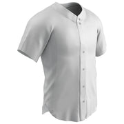 RELIEVER Full Button Baseball Jersey - White - Youth - Small