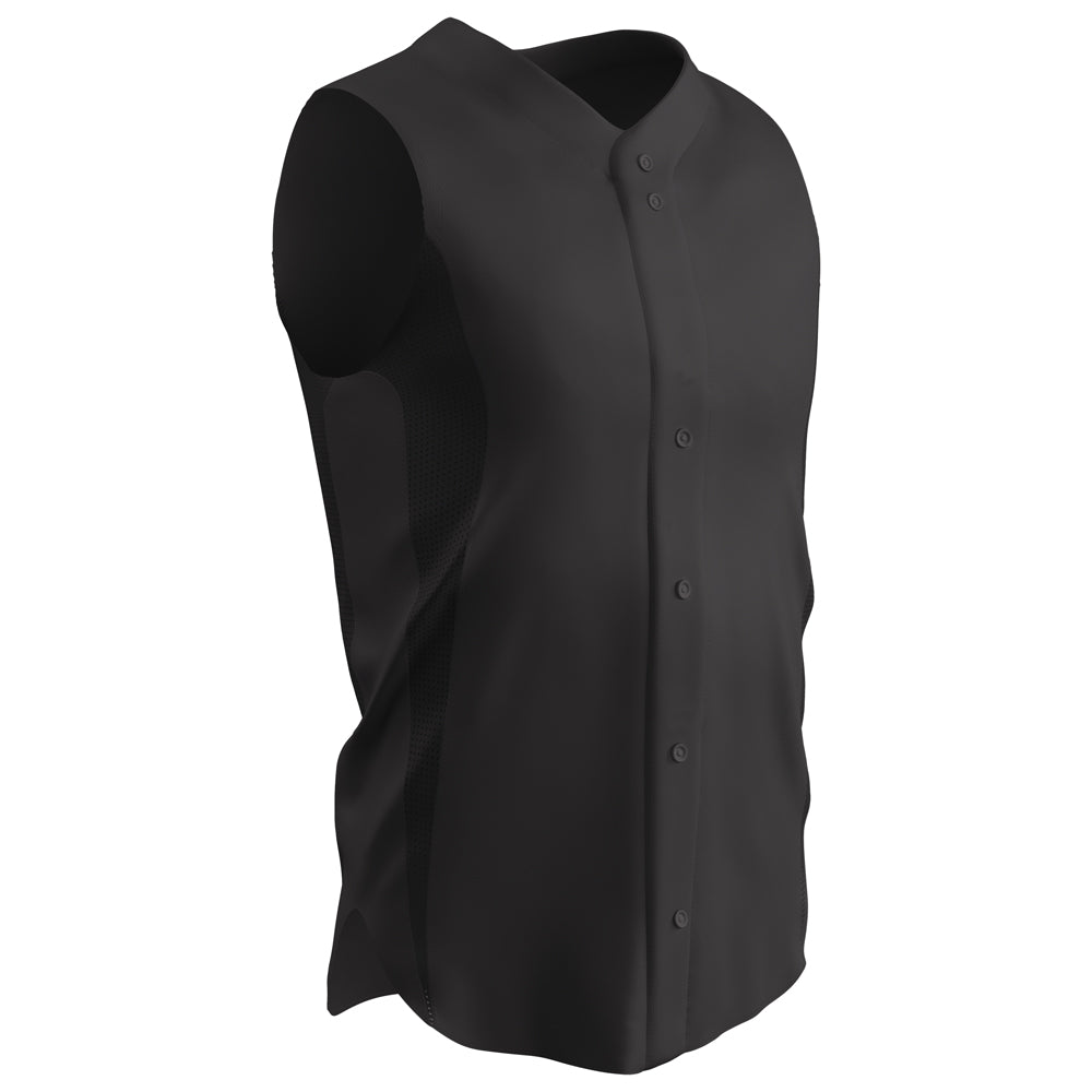 RELIEVER Sleeveless Baseball Jersey - Black - Adult - Small