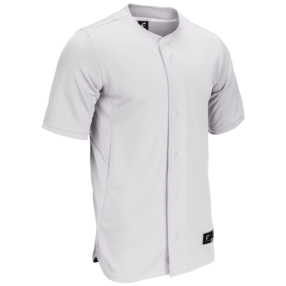 Pinnacle Pro Full-Button Jersey - White - Youth - Extra-Large