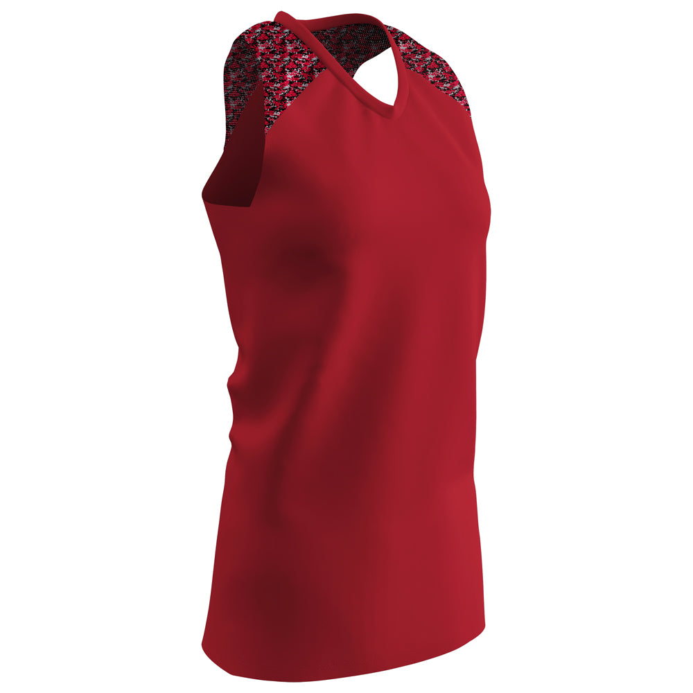 Women's At Bat Softball Jersey - Scarlet - Womens - Small