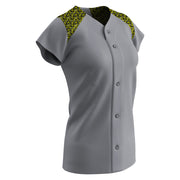 Women's Circuit Softball Jersey - Grey - Womens - Large