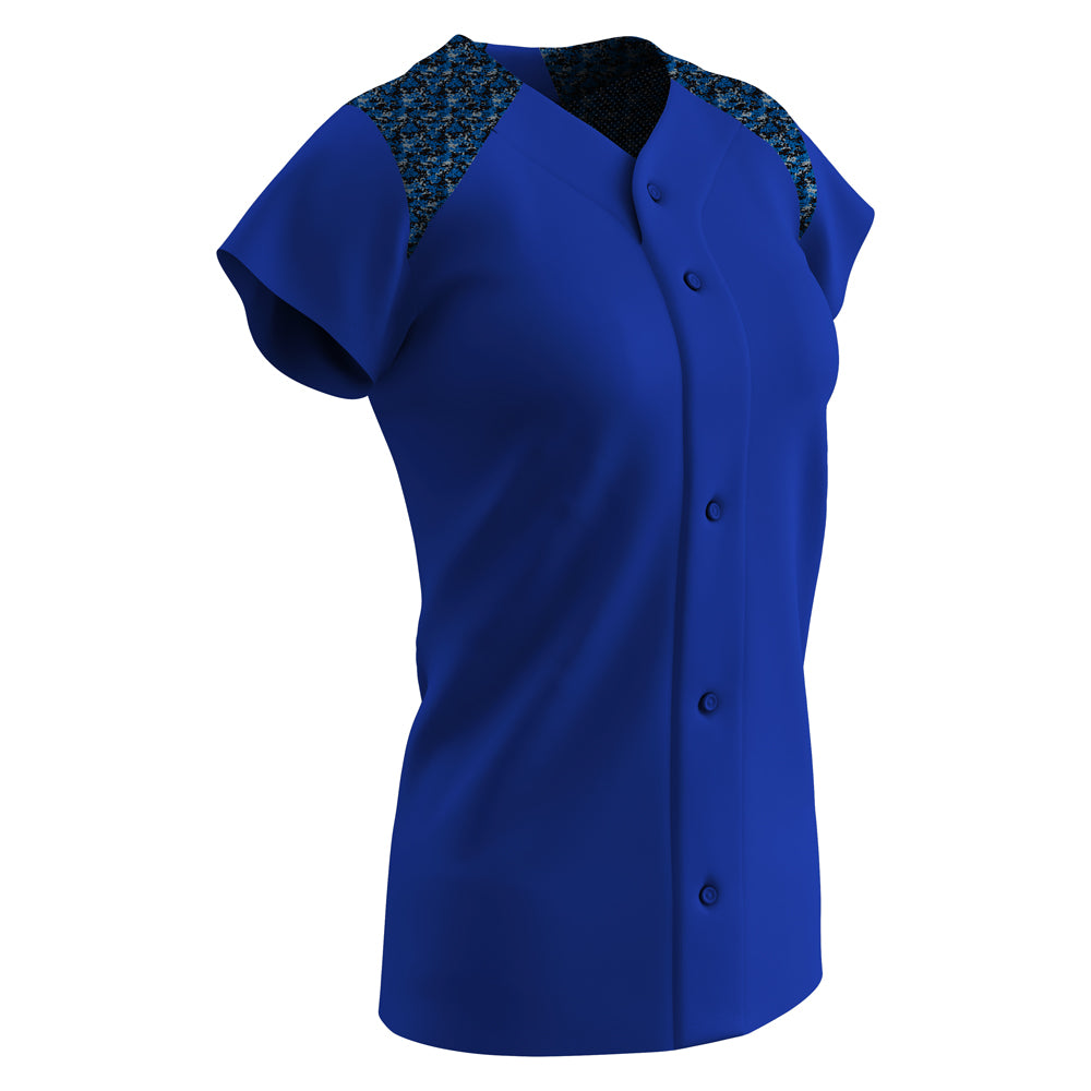 Women's Circuit Softball Jersey - Royal - Womens - XXLarge