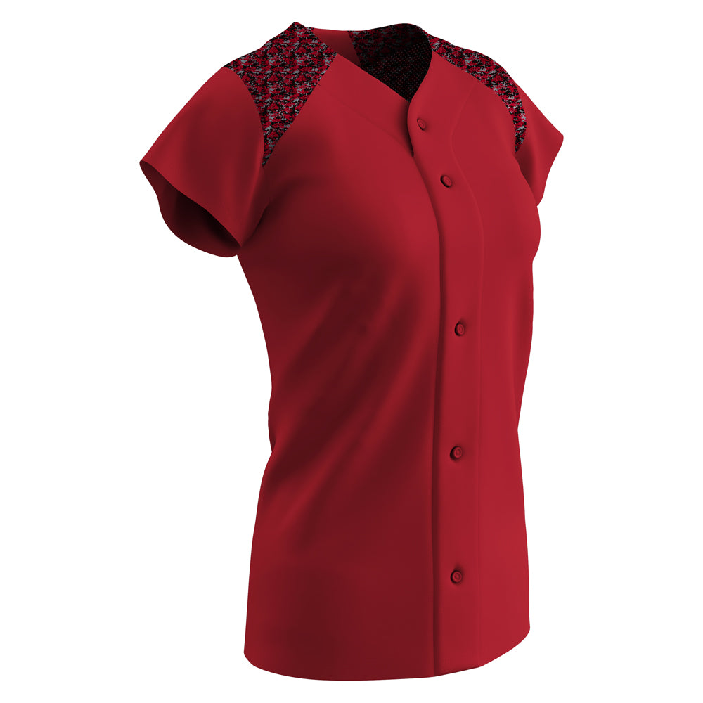 Women's Circuit Softball Jersey - Scarlet - Womens - Medium