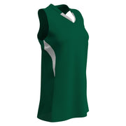 Decoy Racerback Softball Jersey - Forest Green White - Womens - Extra-Large