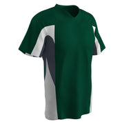 Relief V-Neck Jersey - Forest Green Graphite White - Youth - Extra-Large