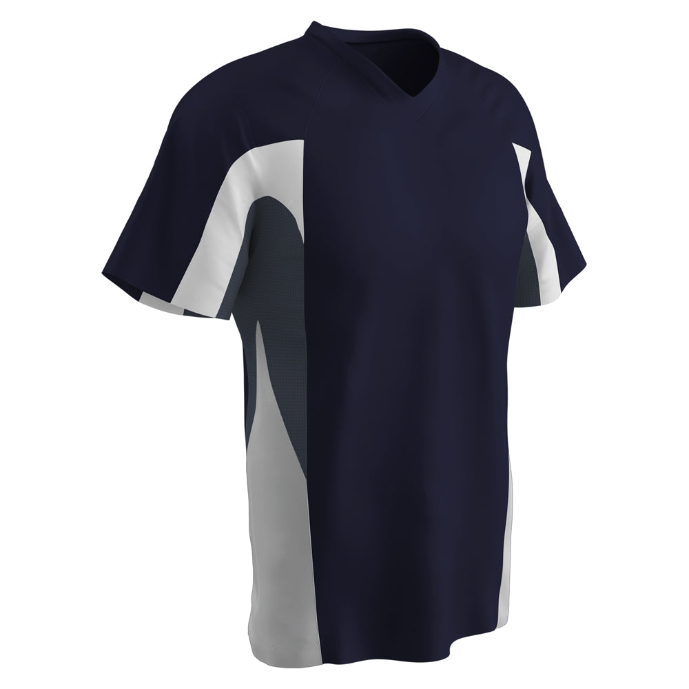 Relief V-Neck Jersey - Navy Graphite White - Youth - Small