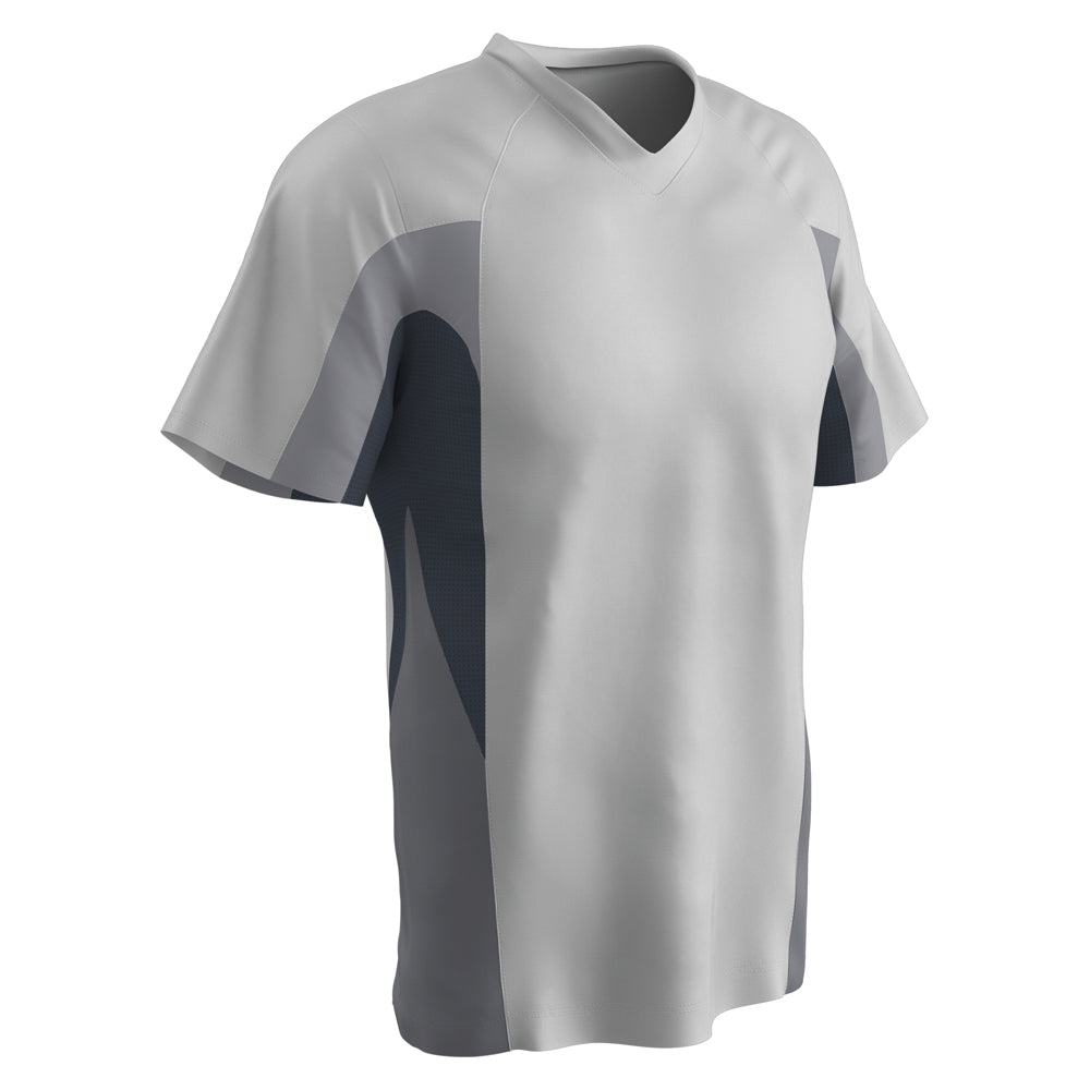 Relief V-Neck Jersey - White Graphite White - Youth - Small