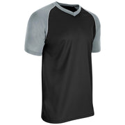 BUNT Raglan Jersey - Black Silver White - Youth - Extra-Large