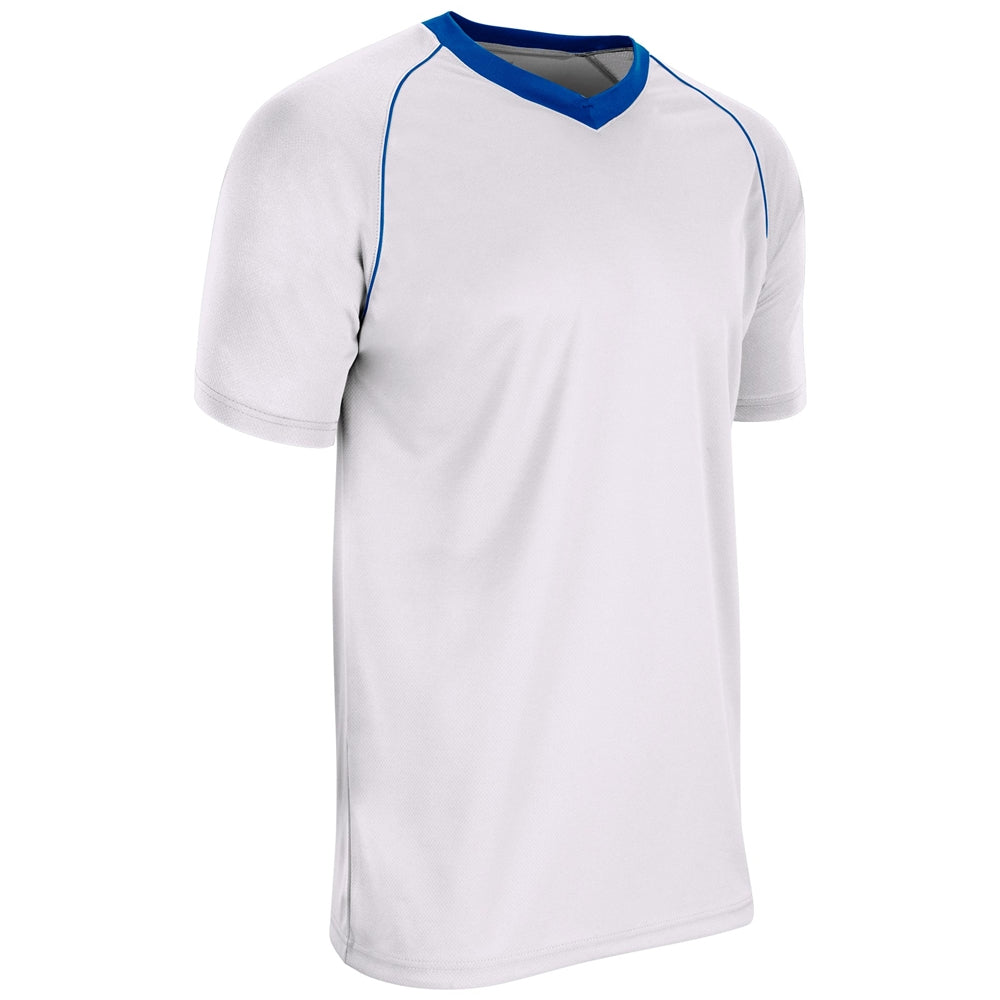 BUNT Raglan Jersey - White White Royal - Youth - Large