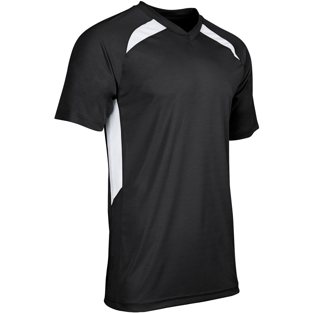Check Baseball Jersey - Black White - Adult - Medium