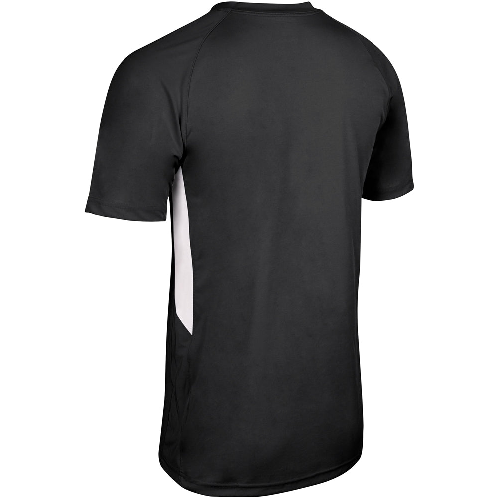 Check Baseball Jersey - Black White - Youth - Extra-Large