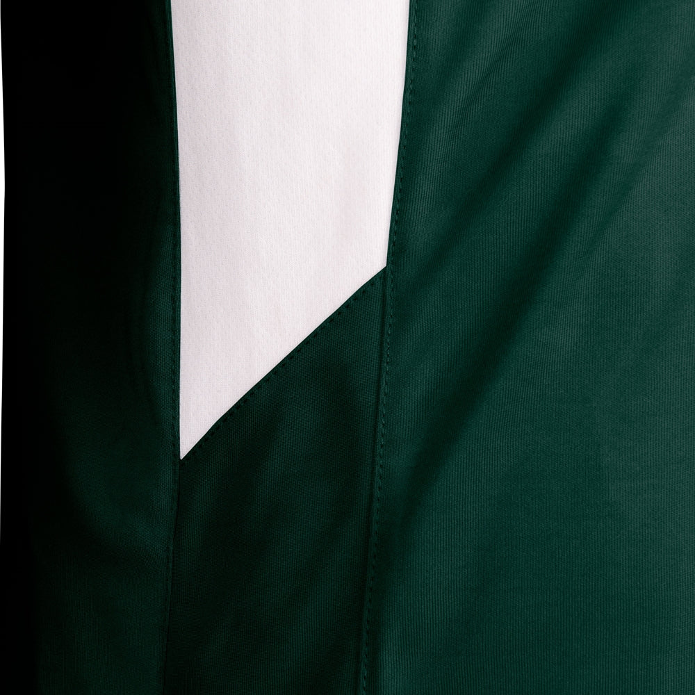Check Baseball Jersey - Forest Green White - Youth - Extra-Large