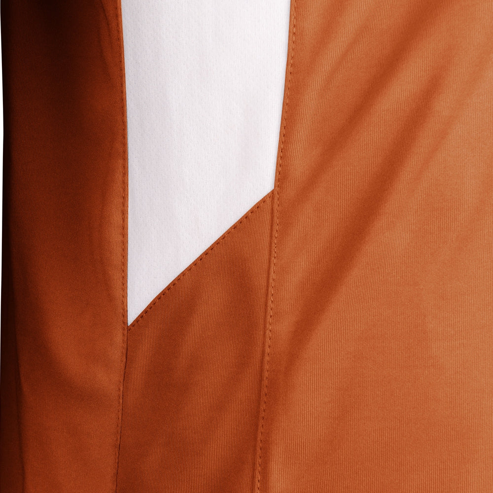 Check Baseball Jersey - Orange White - Youth - Extra-Large