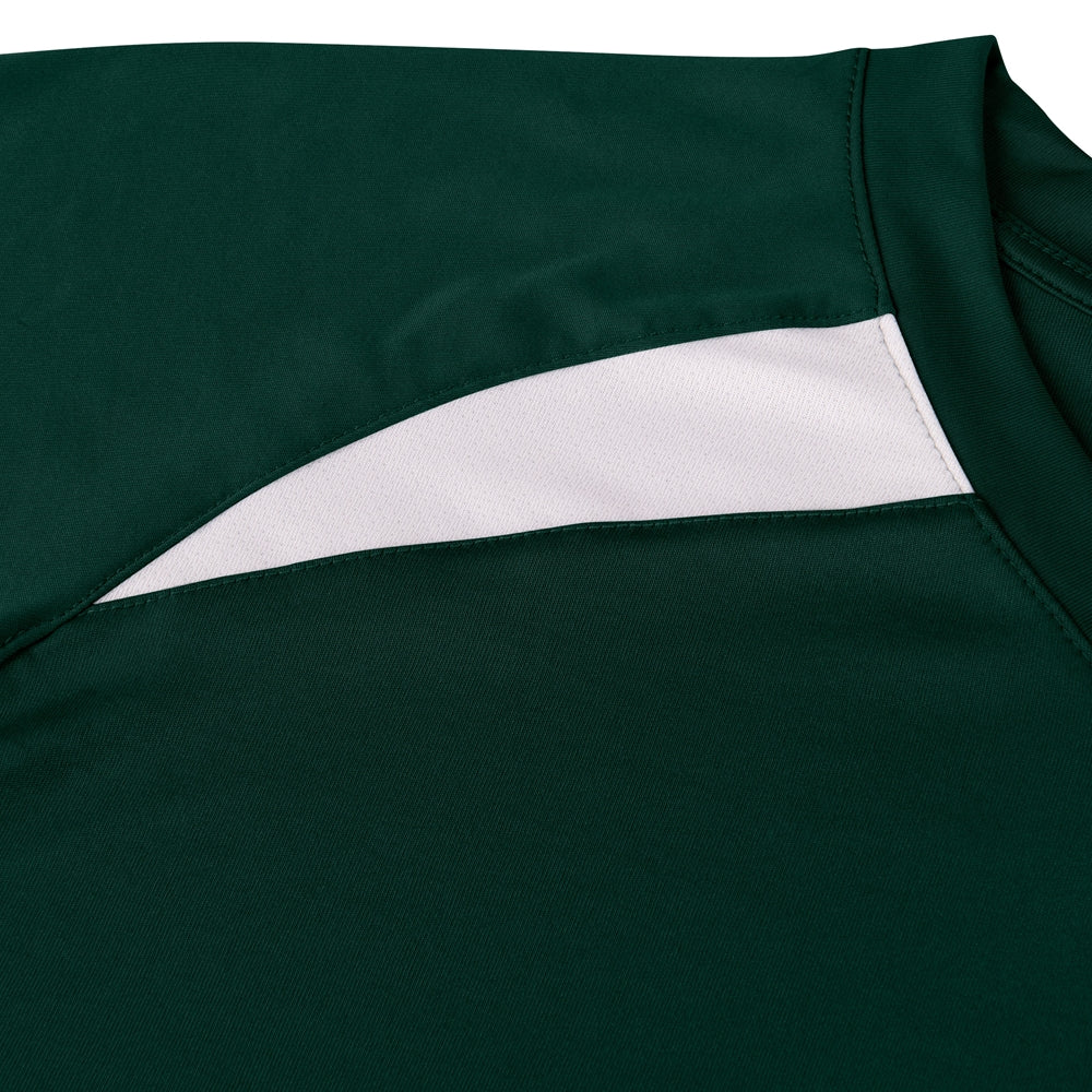 Check Baseball Jersey - Forest Green White - Youth - Extra-Large