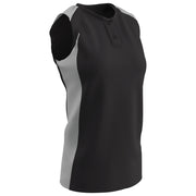 Diamond Active Ladies Jersey - Black White - Womens - Large