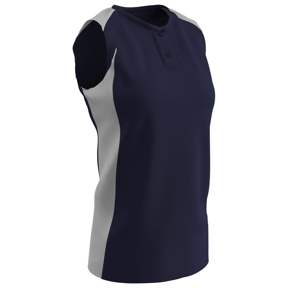 Diamond Active Ladies Jersey - Navy White - Youth - Medium