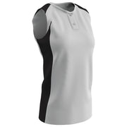 Diamond Active Ladies Jersey - White Black - Youth - Medium