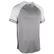 Show V-Neck Jersey - Grey White White - Adult - Large