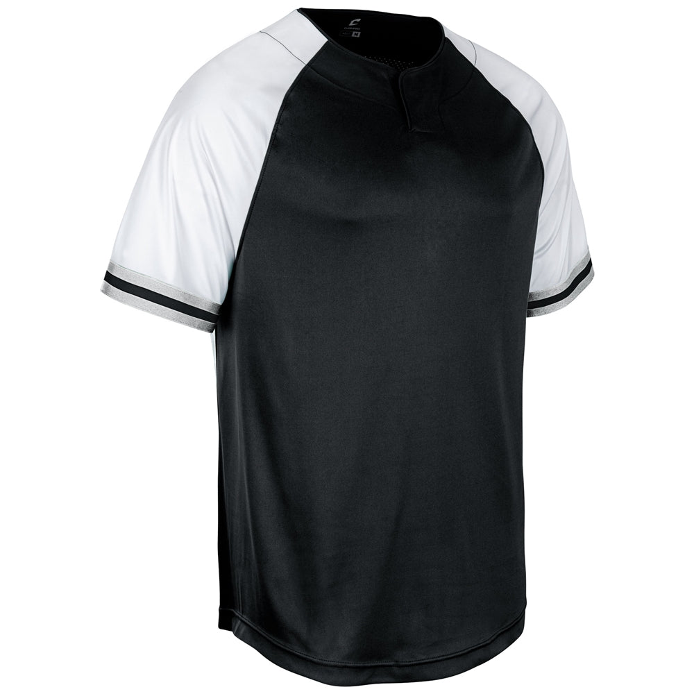 Show 2-Button Jersey - Black White Black - Youth - Extra-Large