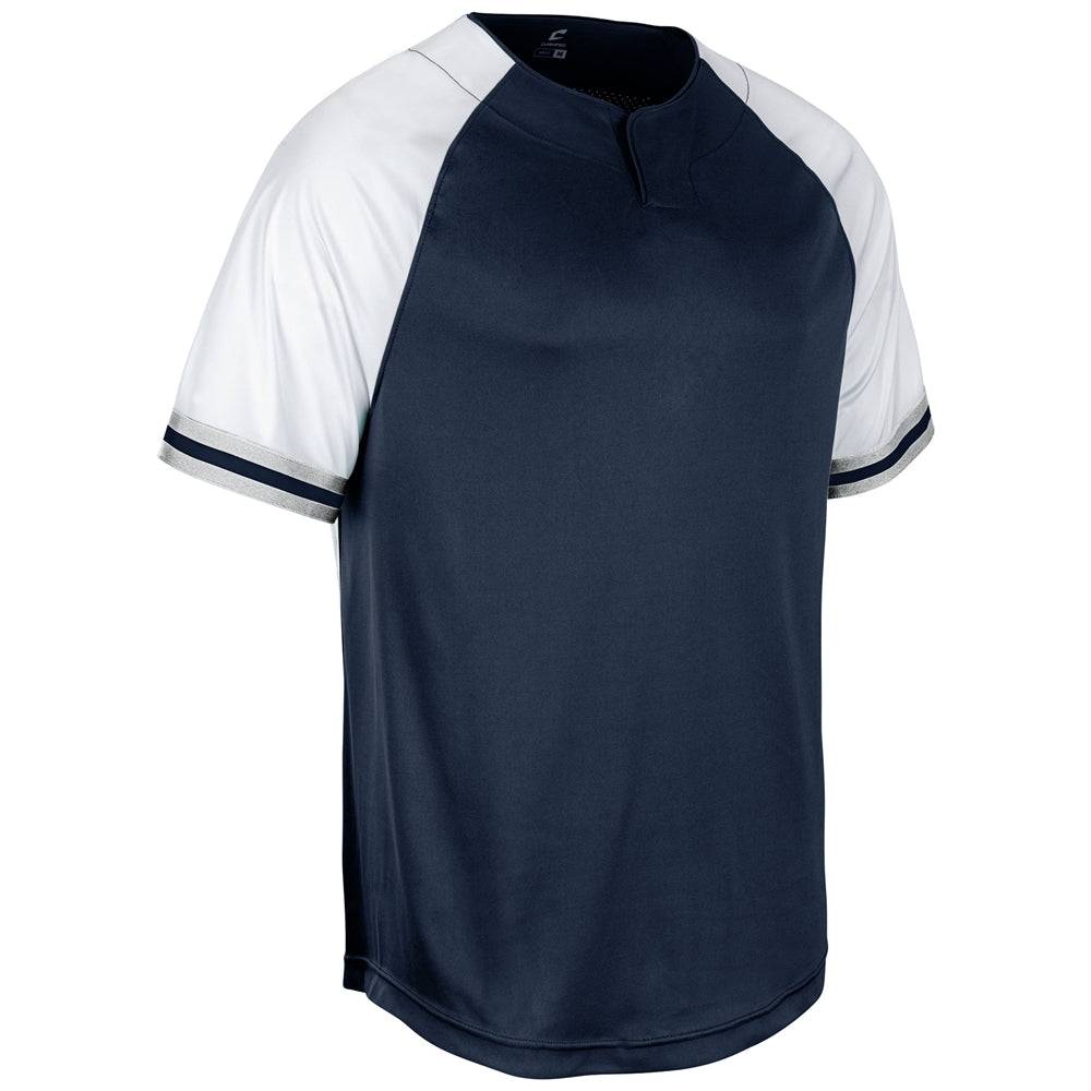 Show 2-Button Jersey - Navy White Navy - Youth - Medium