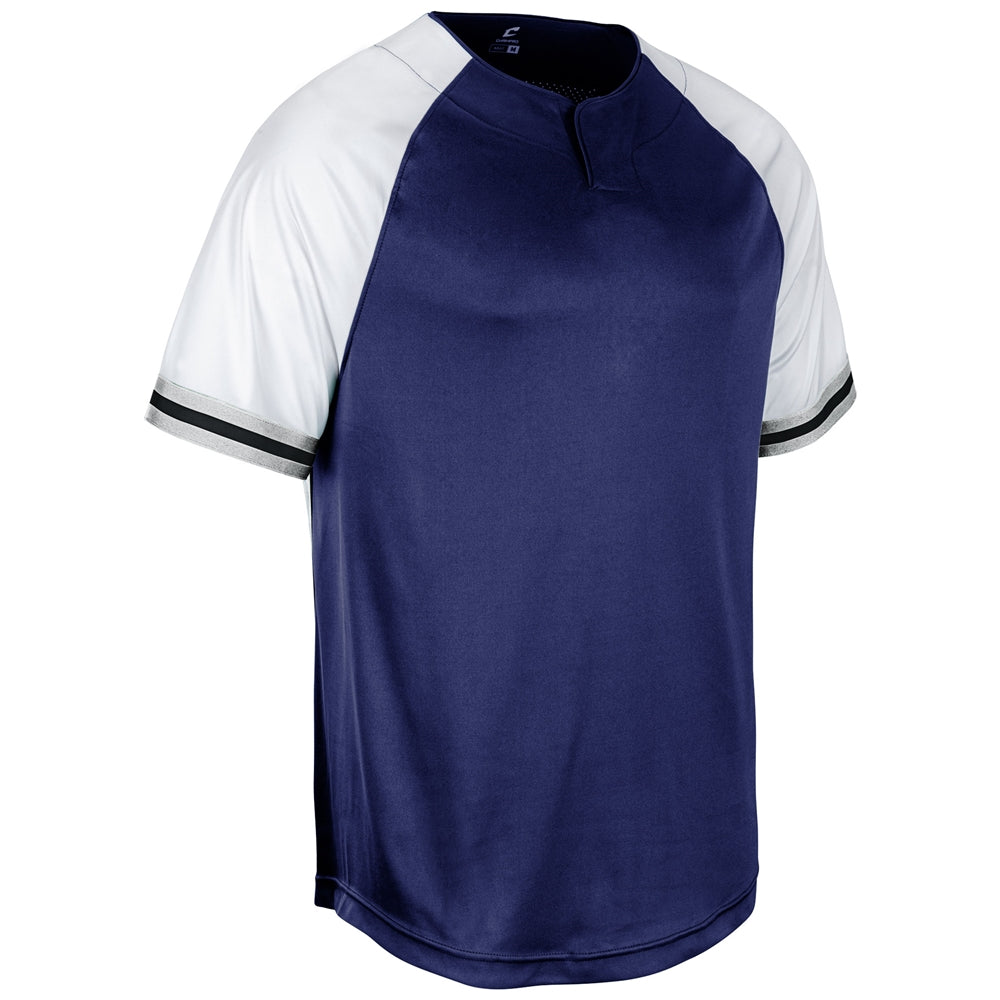 Show 2-Button Jersey - Purple White Purple - Youth - Medium