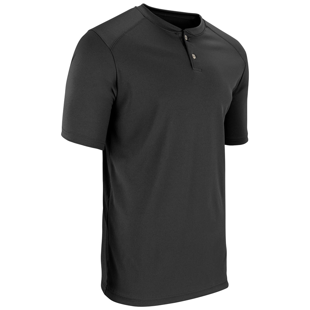 DRI-GEAR Two Button Jersey - Black - Adult - XXLarge