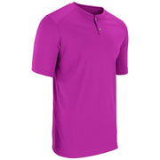 DRI-GEAR Two Button Jersey - Fuchsia - Adult - Medium