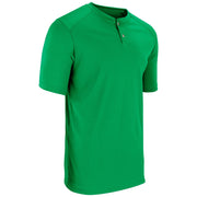 DRI-GEAR Two Button Jersey - Kelly Green - Adult - Large