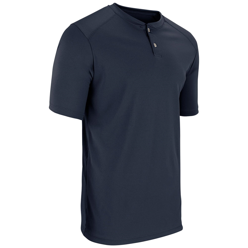 DRI-GEAR Two Button Jersey - Navy - Youth - Large