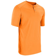 DRI-GEAR Two Button Jersey - Neon Orange - Adult - XXLarge