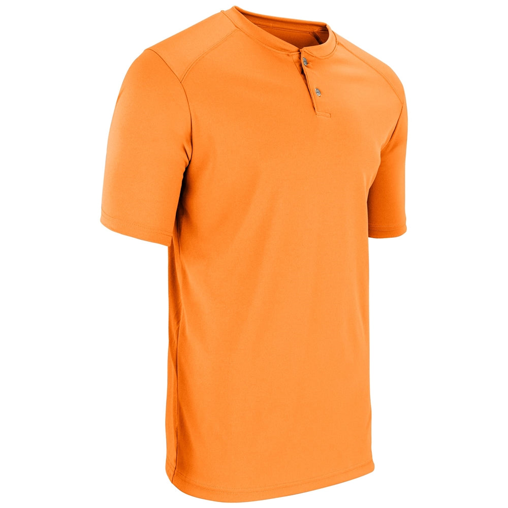 DRI-GEAR Two Button Jersey - Neon Orange - Youth - Medium
