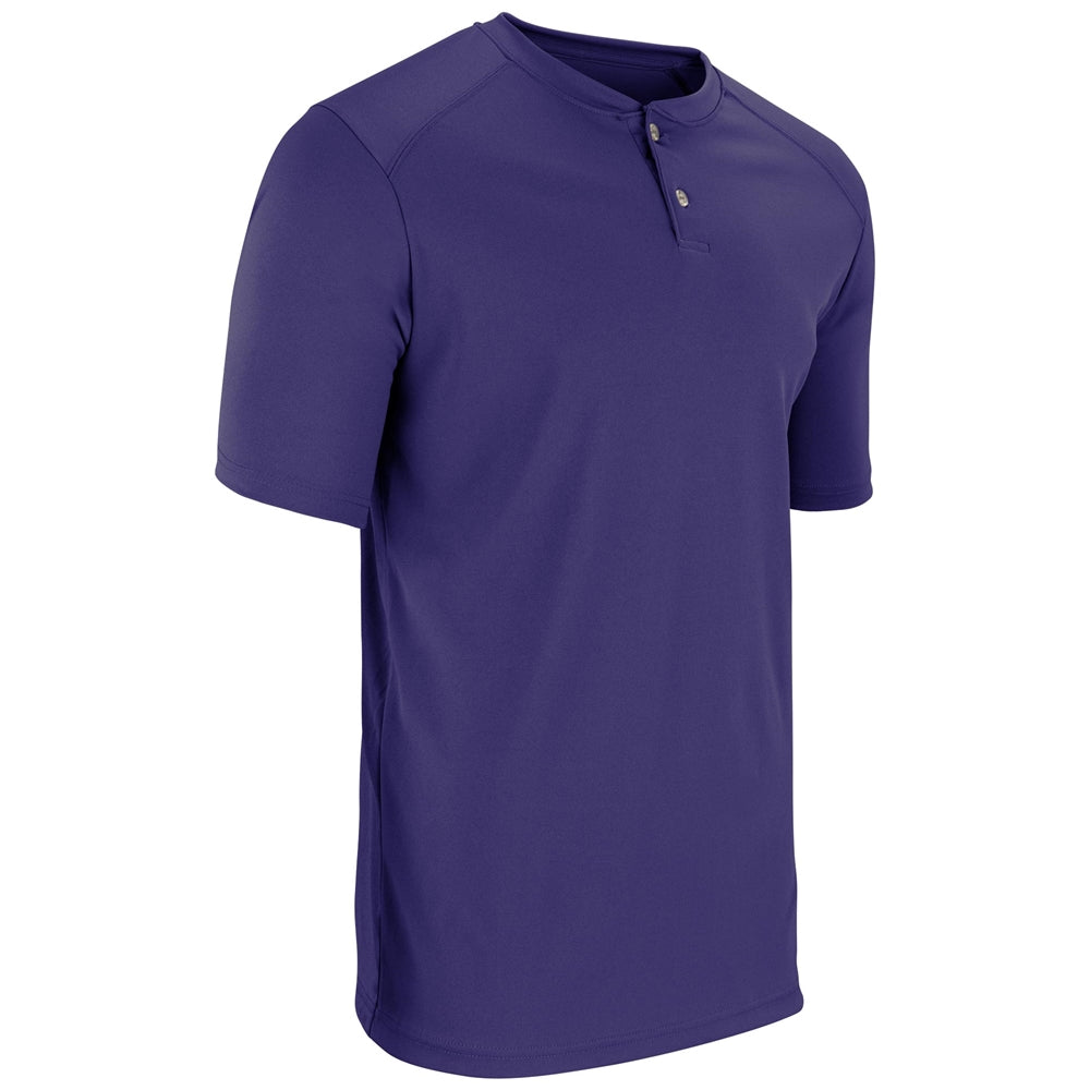 DRI-GEAR Two Button Jersey - Purple - Adult - Medium