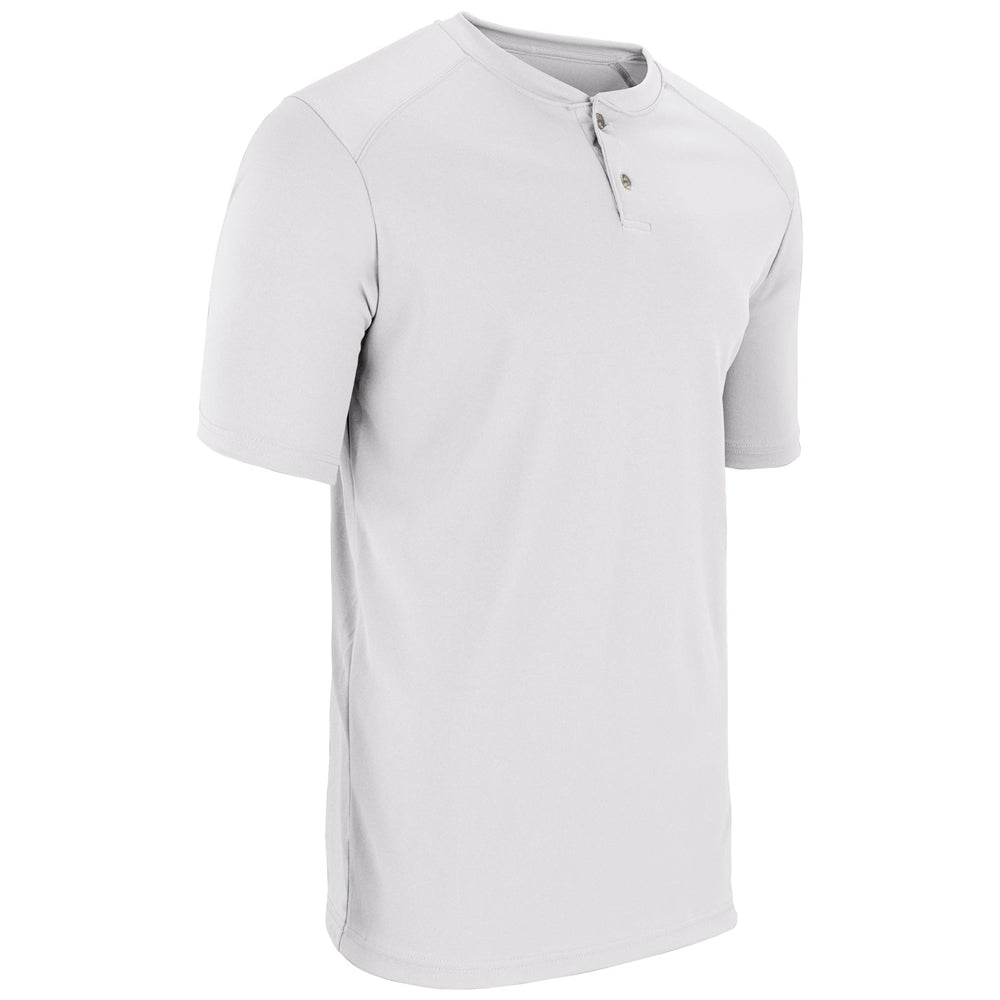 DRI-GEAR Two Button Jersey - White - Youth - Large
