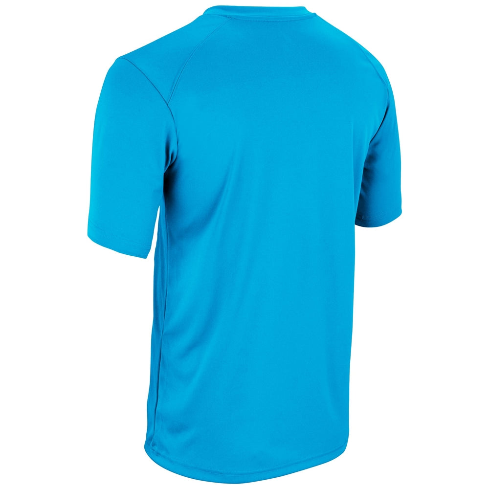 DRI-GEAR Two Button Jersey - Neon Blue - Adult - Small