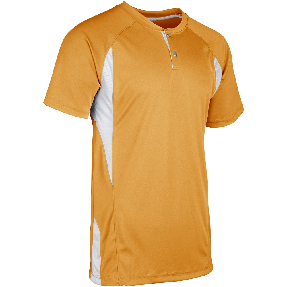 Wild Card Baseball Jersey - Gold White - Youth - Medium
