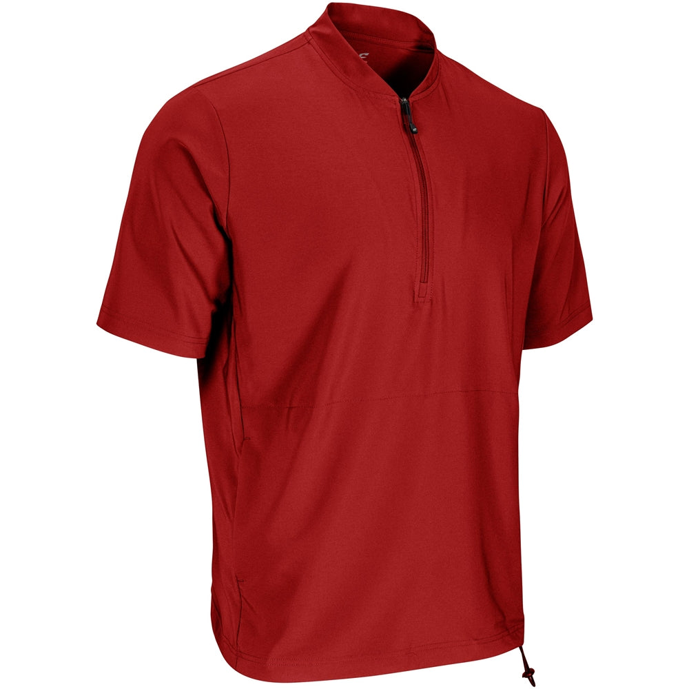 Woven Warm-Up Jacket - Scarlet - Youth - Large