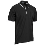 Umpire Polo - Scarlet Navy White - Adult - Medium